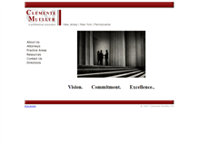 Tablet Screenshot of cm-legal.com